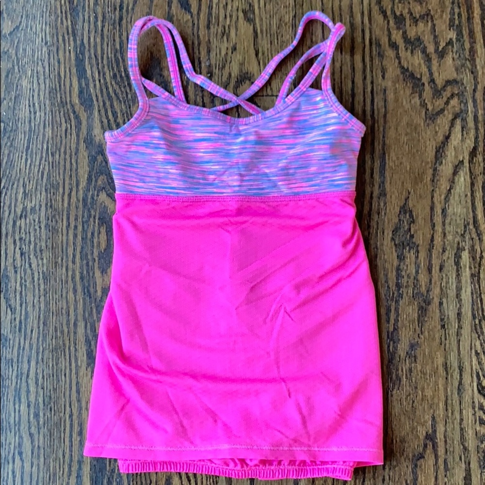 Pink Ivivva strappy tank